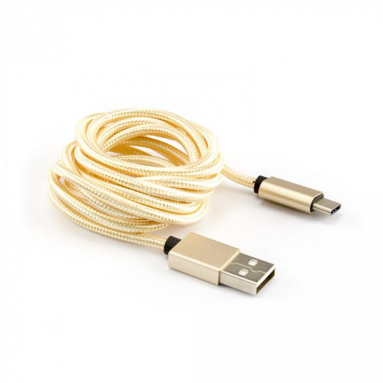 Sbox USB-- Type-C M/M 1.5m CTYPE-1.5G golden kiwi gold