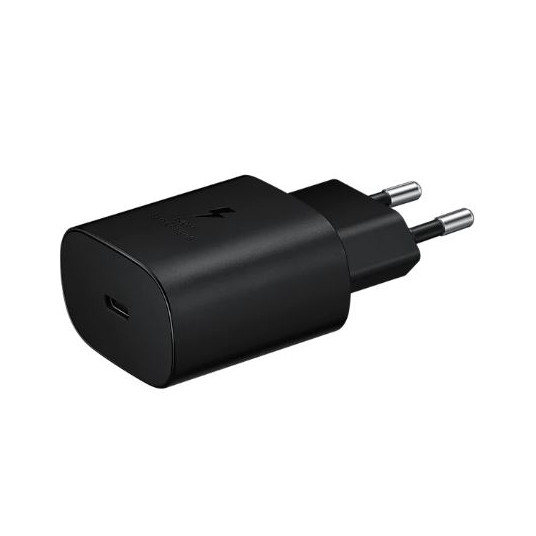 Įkroviklis Samsung USB-C 25W, 1m Juodas