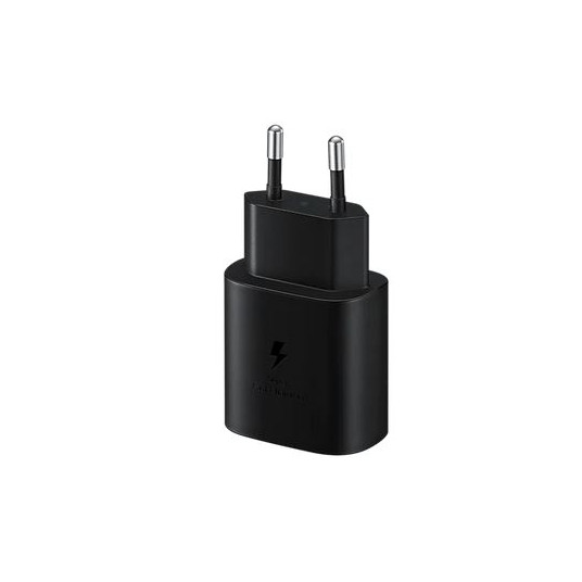 Įkroviklis Samsung USB-C 25W, 1m Juodas