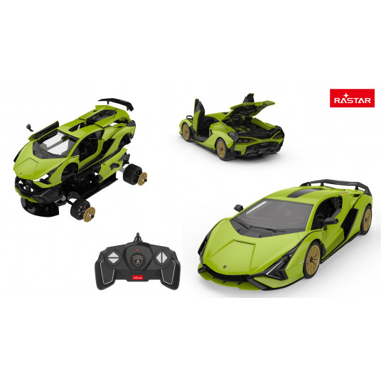 RASTAR 1:18 mastelio valdomas automodelis-konstruktorius Lamborghini Sian, 97400
