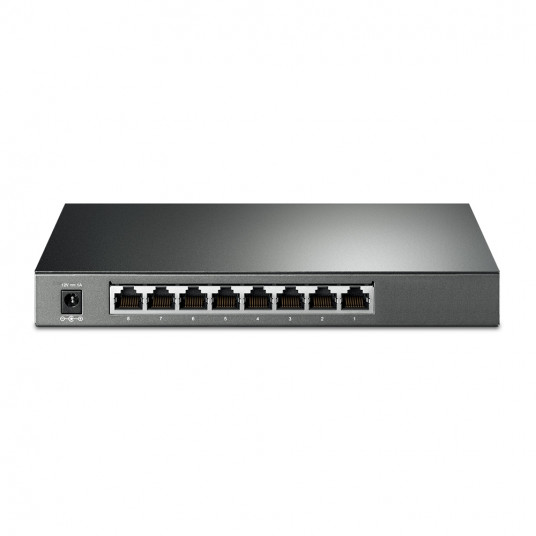 TP-LINK JetStream 8 prievadų gigabitų išmanusis jungiklis TL-SG2008 V3, valdomas žiniatinklyje, stalinis kompiuteris, maitinimo tipas išorinis, eterneto LAN (RJ-45) prievadai 8