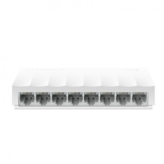 TP-LINK 8 prievadų 10/100 Mbps darbalaukio tinklo jungiklis LS1008 nevaldomas, darbalaukis