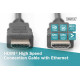 „Digitus“ didelės spartos HDMI kabelis su Ethernet AK-330114-020-S juodas, HDMI į HDMI, 2 m