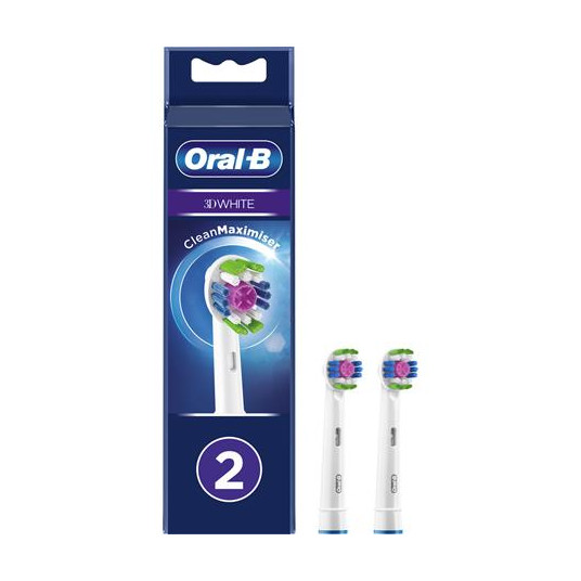 Dantų šepetėlio antgalis Oral-B EB18-2 3D, baltas