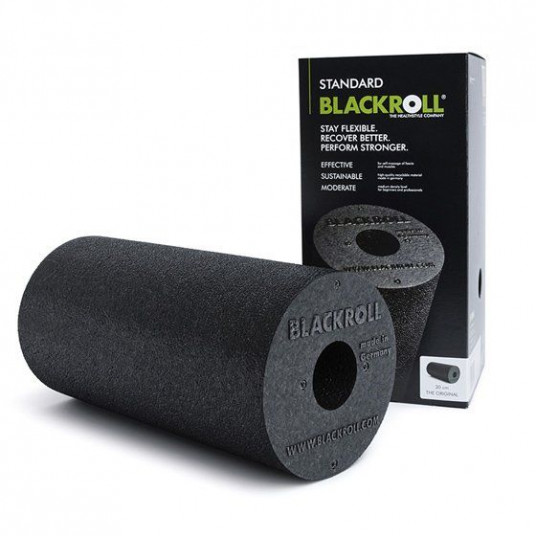 Masažo ritinėlis Blackroll Standard, juodas