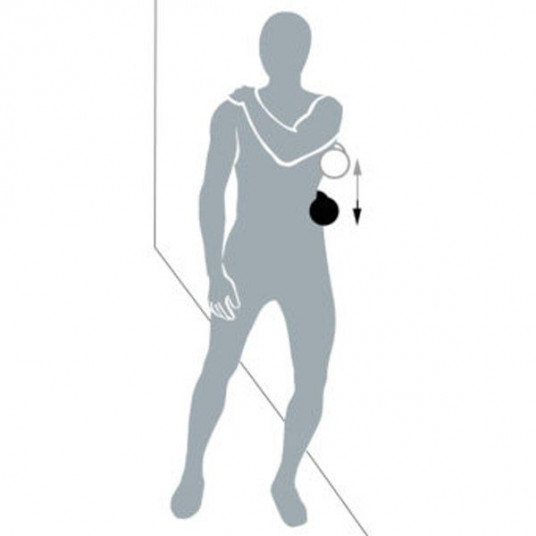Masažo kamuolys Blackroll DuoBall 8 cm, juodas