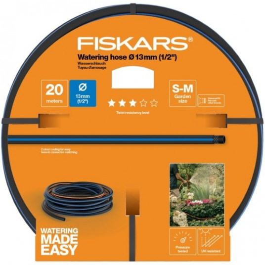 Laistymo žarna Fiskars 13mm (1/2") 20m Q3 (1027102)