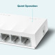 TP-LINK 5 prievadų 10/100 Mbps darbalaukio tinklo jungiklis LS1005 nevaldomas, stalinis