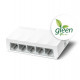 TP-LINK 5 prievadų 10/100 Mbps darbalaukio tinklo jungiklis LS1005 nevaldomas, stalinis