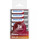 Battery Philips Power Alkaline AAA 20-blister