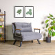 Miegamas fotelis - lova Hanah Home Sando Single - Pilka