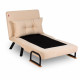 Miegamas fotelis - lova Hanah Home Sando Single - Kremas
