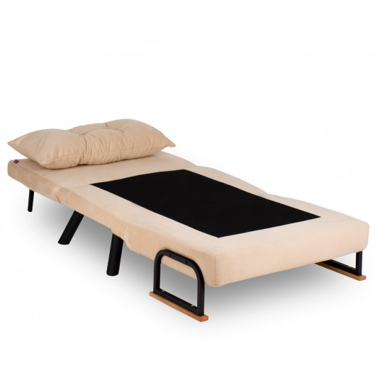 Miegamas fotelis - lova Hanah Home Sando Single - Kremas
