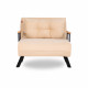Miegamas fotelis - lova Hanah Home Sando Single - Kremas