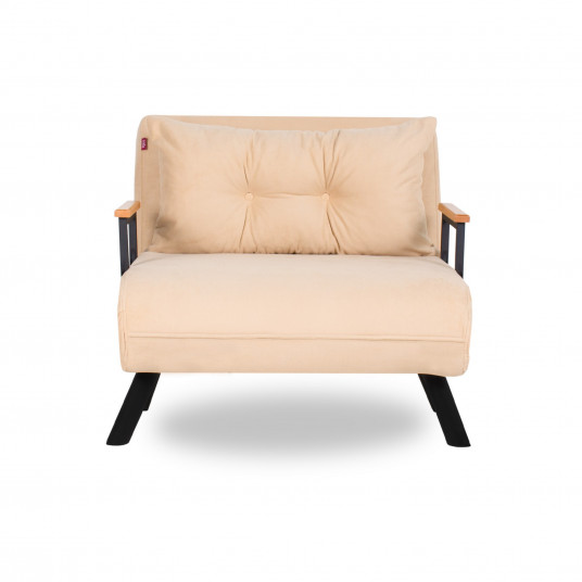 Miegamas fotelis - lova Hanah Home Sando Single - Kremas