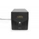 „Digitus Line-Interactive“ UPS DN-170075, 1500 VA, 900 W, 2x 12V/9Ah baterija, 4x CEE 7/7 lizdas, 2x RJ45, 1x USB 2.0 Type B, 1x RS232, LCD, Simuliated Sine Wave, 5mm,810x1, .