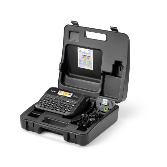 Brother P-touch stalinis etikečių spausdintuvas PT-D610BT Mono, terminis, juodas