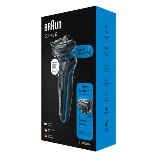 Barzdaskutė Braun 51-B1000s, mėlyna