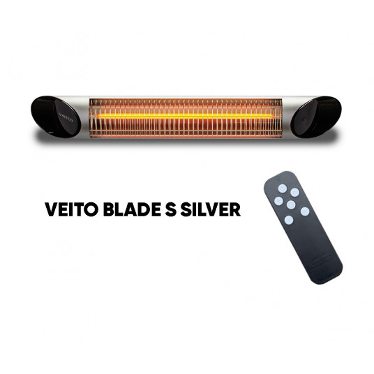 Infraraudonųjų spindulių šildytuvas VEITO Blade S, sidabrinis