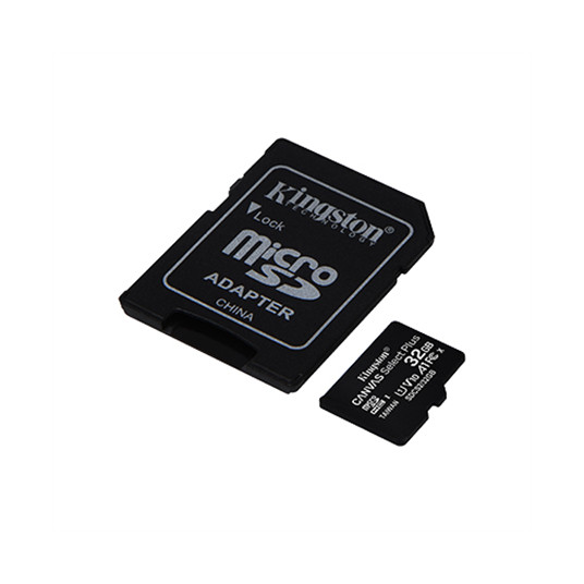 Atminties kortelė Kingston Canvas Select Plus UHS-I 32 GB, microSDHC, Flash atminties klasė 10, SD adapteris