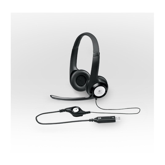 Ausinės Logitech H390 Black