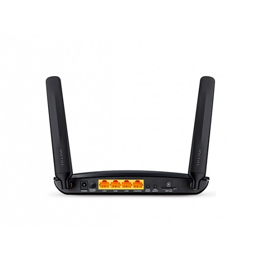 Bevielio tinklo įranga TP-LINK 4G LTE Router Archer MR200 802.11ac, 300+433 Mbit/s, 10/100 Mbit/s, Ethernet LAN (RJ-45) prievadai 3, 4G, Antenos tipas 2xNuimamos antenos, LTE cat 4