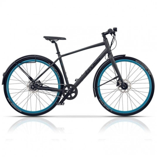 Dviratis CROSS TRAFFIC Urban 28" N8 dydis 19" (48cm) (juoda matinė)