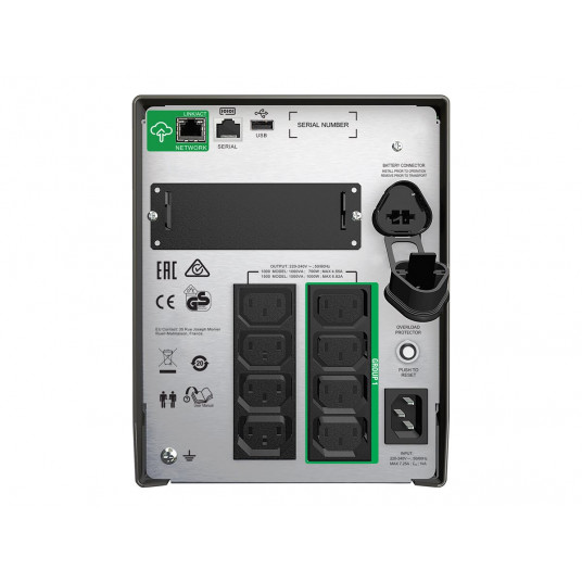 APC SMART-UPS 1500VA LCD 230V SU SMARTCONNECT