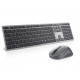 „Dell Premier“ kelių įrenginių klaviatūra ir pelė KM7321W belaidė, belaidė (2,4 GHz), „Bluetooth 5.0“, komplekte yra baterijos, rusiška (QWERTY), titano pilka