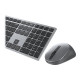 „Dell Premier“ kelių įrenginių klaviatūra ir pelė KM7321W belaidė, belaidė (2,4 GHz), „Bluetooth 5.0“, komplekte yra baterijos, rusiška (QWERTY), titano pilka
