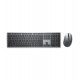 „Dell Premier“ kelių įrenginių klaviatūra ir pelė KM7321W belaidė, belaidė (2,4 GHz), „Bluetooth 5.0“, komplekte yra baterijos, rusiška (QWERTY), titano pilka