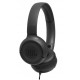 Ausinės JBL Tune 500, 3.5mm, Juoda