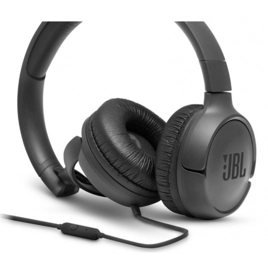 Ausinės JBL Tune 500, 3.5mm, Juoda