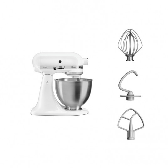 Virtuvinis kombainas KitchenAid 5K45SSEWH