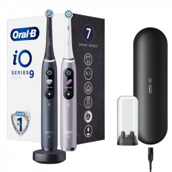 Elektriniai dantų šepetėliai Oral-B iOM9D.2J2.2AD Duo, juoda/rožinė