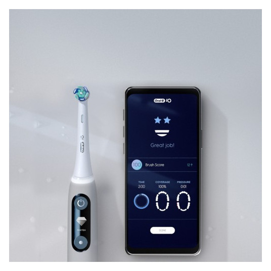 Elektriniai dantų šepetėliai Oral-B iOM9D.2J2.2AD Duo, juoda/rožinė