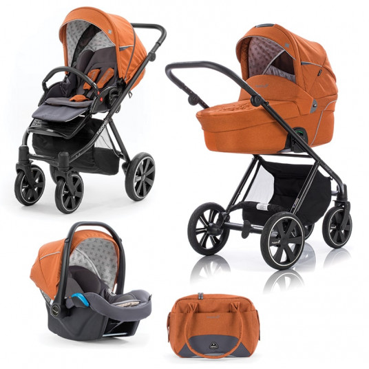 Universalus vežimėlis Noordi Polaris CITY SP 3in1, 678, Pumpkin