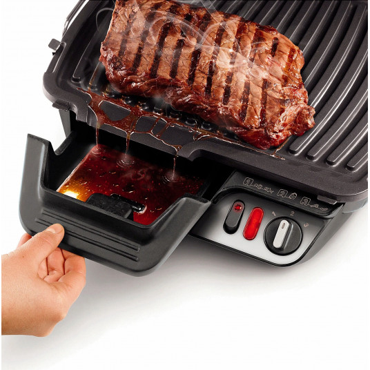 TEFAL UltraCompact GC305012 elektrinė kepsninė, 2000 W, nerūdijantis plienas/juoda