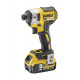 DEWALT DCF887P2-QW elektrinis veržliaraktis Juodas, geltonas 1/4" 3250 aps/min 205 Nm 18 V