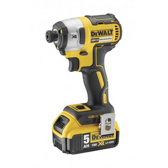 DEWALT DCF887P2-QW elektrinis veržliaraktis Juodas, geltonas 1/4" 3250 aps/min 205 Nm 18 V