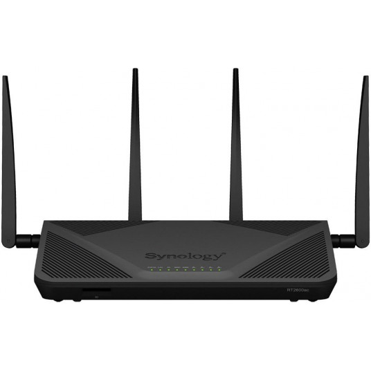 Synology RT2600ac WLAN kintamosios srovės maršrutizatorius [WLAN AC, MU-MIMO, 2,4 GHz / 5 GHz, bis zu 2,53 Gb/s]