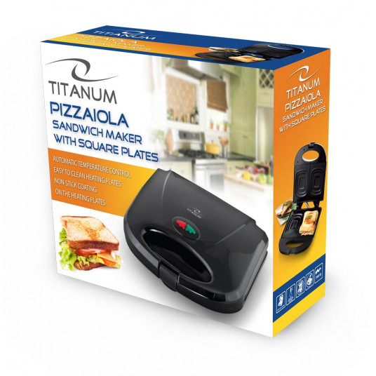 TITANUM TKT005K sumuštinių keptuvė 700 W Juoda