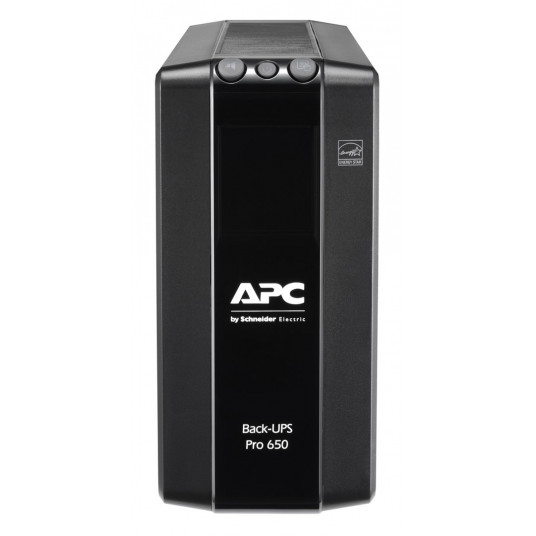 APC BACK UPS PRO BR 650VA, 6 OUTLETS, AVR, LCD SĄSAJA