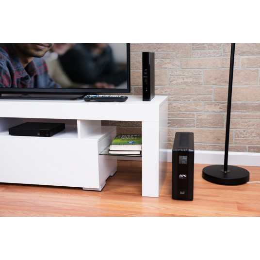 APC BACK UPS PRO BR 650VA, 6 OUTLETS, AVR, LCD SĄSAJA