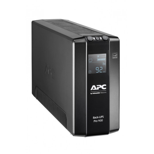 APC BACK UPS PRO BR 900VA, 6 OUTLETS, AVR, LCD SĄSAJA