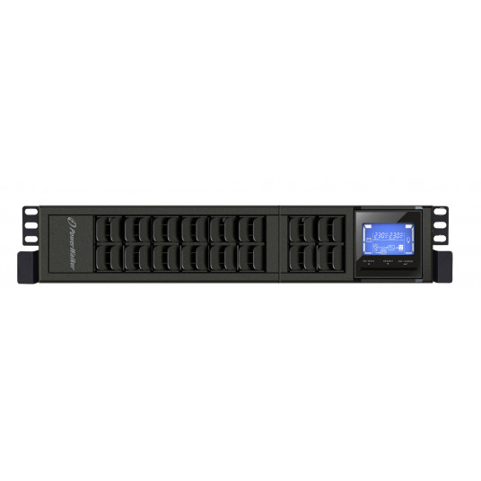 PowerWalker VFI 1000CRM LCD Dviguba konversija (prisijungus) 1 kVA 800 W 3 AC išvestis(ys / čių)