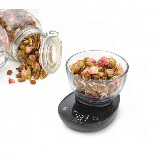 Caso tikslios svėrimo svarstyklės FinoCompact 1 g, maksimalus svoris (talpa) 0,5 kg, ekrano tipas LED, juodas / nerūdijantis plienas