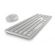 „Dell Pro“ belaidė klaviatūra ir pelė – KM5221W – US International (QWERTY) – balta