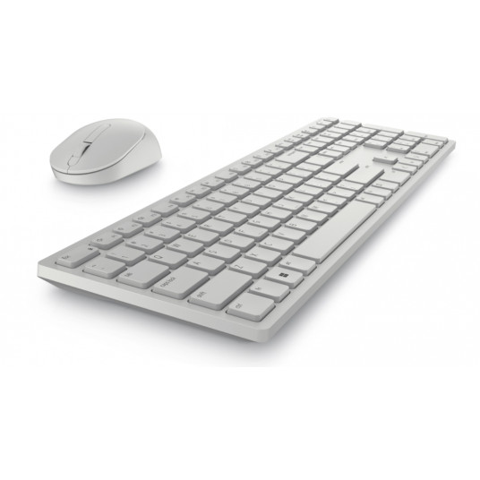 „Dell Pro“ belaidė klaviatūra ir pelė – KM5221W – US International (QWERTY) – balta
