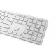 „Dell Pro“ belaidė klaviatūra ir pelė – KM5221W – US International (QWERTY) – balta